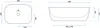 Technical drawings of a sink with dimensions. Náhled obrázku produktu