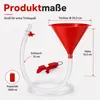 Biertrichter mit Schlauch & Zapfhahn, Party Trinktrichter Produktbild-Vorschau 2