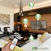 A living room scene with smart plugs and a remote control. Anteprima dell’immagine prodotto