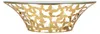 Wandkonsole "Schmetterlinge" in Gold – Halbrunde Konsole Produktbild-Vorschau 1
