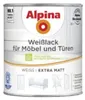 Alpina Weißlack für Möbel & Türen extramatt weiß 300 ml Produktbild-Vorschau 8