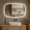 S'AFIELINA 80×50 cm lustro ścienne LED - lustro łazienkowe Podgląd zdjęcia produktu 1