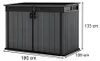 KETER Aufbewahrungsschrank Cortina Mega – 190,5 x 109,3 x Produktbild-Vorschau 9