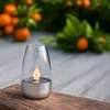Lampka solarna ogrodowa led lampion świeczka ciepły biały Podgląd zdjęcia produktu 5