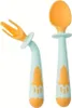 Kinder Löffel Gabel Set Biegbarer Griff Besteck für Produktbild-Vorschau 1