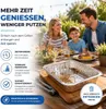 20 vaschette in alluminio per barbecue – Vaschette Anteprima dell’immagine prodotto 3
