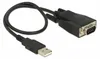 Delock Serieller Adapter - USB Typ A (M) bis DB-9 (M) Produktbild-Vorschau 1