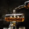 Whisiskey - karafa na whisky - karafa - plachetnica - sada Náhľad obrázku produktu 4