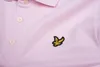 Lyle & Scott Polo Slim Fit hellrosa einfarbig Baumwolle Produktbild-Vorschau 7