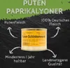 Puten Paprikalyoner 190g Dosenwurst Wurstkonserve Metzgerei Produktbild-Vorschau 3