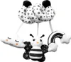 Baby Crib Pram Hanging Spielzeug Schwarz -Weiß -Tierwagen Produktbild-Vorschau 2