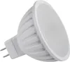 A white LED spotlight bulb with two pins. Produktbild-Vorschau