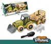 Zerlegter Traktor mit Schaufel und Anhänger + Produktbild-Vorschau 9
