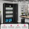 Aktenschrank abschließbar 180 x 90 x 40 cm Produktbild-Vorschau 3
