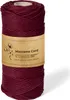 STANKE Makramee Garn 3mm 100 m Farbe Burgund - Baumwollgarn Produktbild-Vorschau 1