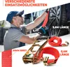 Spanngurt Zurrgurte 10m 10 Stück Set 10 Meter 5t ( 2500 / Produktbild-Vorschau 2