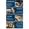 Collage of images showcasing different features of an electric bicycle. Produktbild-Vorschau