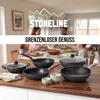 STONELINE® Wokpfanne 30 cm | Schwarz Produktbild-Vorschau 9