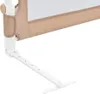 vidaXL Ochraniacz na łóżeczko dziecięce taupe 102x42 cm Podgląd zdjęcia produktu 6