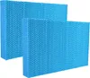 Two blue honeycomb-like filters are shown diagonally against a white background. Produktbild-Vorschau