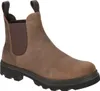 A single brown leather boot is shown against a white background. Podgląd zdjęcia produktu