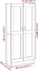 vidaXL Hoge kast, uitstraling van oud hout, 82,5 x 30,5 x Productafbeelding-voorbeeld 8
