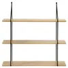 Wandregal mit 3 Ebenen, Holzoptik, L 60 cm Produktbild-Vorschau 3