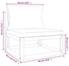 vidaXL 2-tlg. Garten-Sofa-Set mit Kissen Massivholz Akazie Produktbild-Vorschau 8