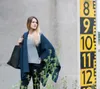 Knit Factory Jazz Poncho Cape - Jeans - One Size Produktbild-Vorschau 3