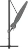 LED Ampelschirm SOLUNA Chambéry Sonnenschirm Ø 300 cm grau Produktbild-Vorschau 7