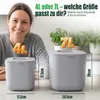 YourCasa® Poubelle à déchets biologiques Cuisine Seau à Voir les images du produit 2