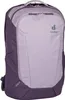 A front view of a purple and lavender backpack. Produktbild-Vorschau