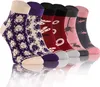 Sesto Senso Happy Socken Uni – Bunte Kurze Baumwollsocken Produktbild-Vorschau 1