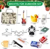 Wichtel Zubehör Set Miniatur Weihnachten Deko 12Pcs 1/12 Produktbild-Vorschau 4