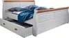 Schlafzimmer komplett Set SAVONA-69 in Kiefer massiv weiß Produktbild-Vorschau 2
