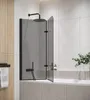 Badewanne Austin Schwarz Grauglass 5mm mit Nanobeschichtung Produktbild-Vorschau 2