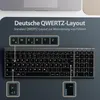 Aluminium Wireless Slim Tastatur QWERTZ Layout (Deutsch) Produktbild-Vorschau 2