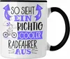 Trendation - Radfahrer Tasse Geschenk So Sieht Ein Richtig Produktbild-Vorschau 1