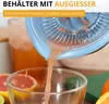 Westmark Zitrus- und Orangenpresse »Limetta«, 350 ml, blau, Produktbild-Vorschau 5