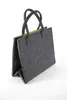 Kobolo Filztasche Shopper Einkaufstasche - aus Filz - grau Produktbild-Vorschau 4