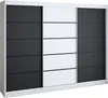 Schwebetürenschrank, 3-türig Schrank 200 cm mit 4 Produktbild-Vorschau 2