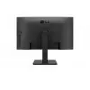 The back of a black LG monitor on a white background. Produktbild-Vorschau