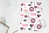 MuchoWow® Mauspad Mousepad Mädchen - Rosa - Herzen - Design Produktbild-Vorschau 5