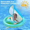 Baby-Pool-Schwimmhilfe mit Sonnenschutzdach, geeignet für Produktbild-Vorschau 4
