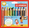 Buntstift, Wasserfarbe & Wachsmalkreide - STABILO woody 3 Produktbild-Vorschau 1