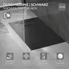 Brodzik prysznicowy LuxeBath 120x70cm Czarny Bardzo płaski Podgląd zdjęcia produktu 2
