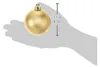 Weihnachtsbaumkugeln Set 12 Stück Ø 6 cm hellgold Produktbild-Vorschau 7