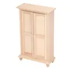 1:12 skříň pro panenky dřevo miniaturní ložnice obývací Náhled obrázku produktu 3