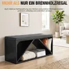 Peviasot Kaminholzregal mit Sitzbank und 4 cm Polster, Produktbild-Vorschau 3