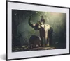 MuchoWow® MuchoWow® Gerahmtes Poster Elefant - Wald - Bäume Produktbild-Vorschau 1
